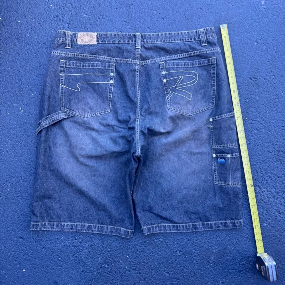 Southpole Men's Blue and Navy Shorts